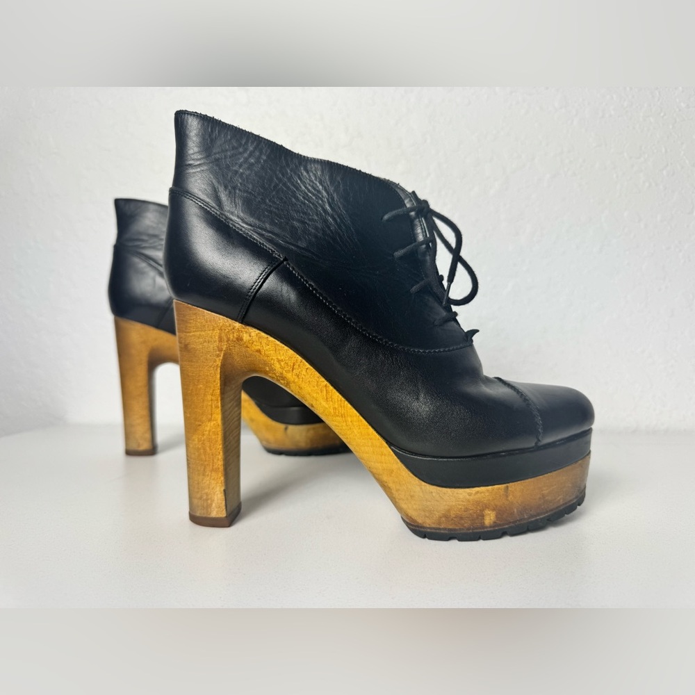 Chloé Phoebe Philo High Heeled Platform Boots with Knitted Cover Size 39.5 - Picture 2 of 8